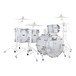 Pearl Crystal Beat 22'' Crossover 4 Pc Shell Pack, Frost Acrylic