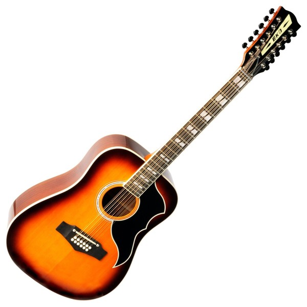Eko Ranger XII VR EQ Electro Acoustic Guitar, Honey Burst Front