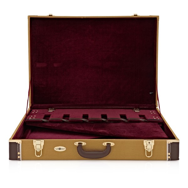 6 Guitar Rack Case by Gear4music, Tweed