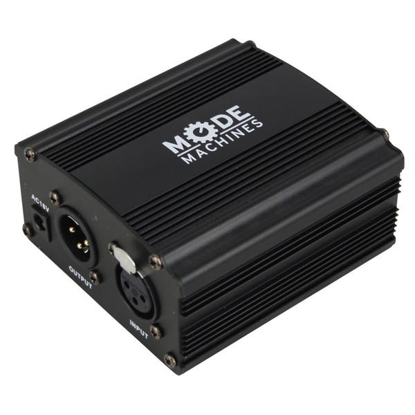 Mode Machines NW-100 48V Phantom Power For Condenser Microphones - Angled