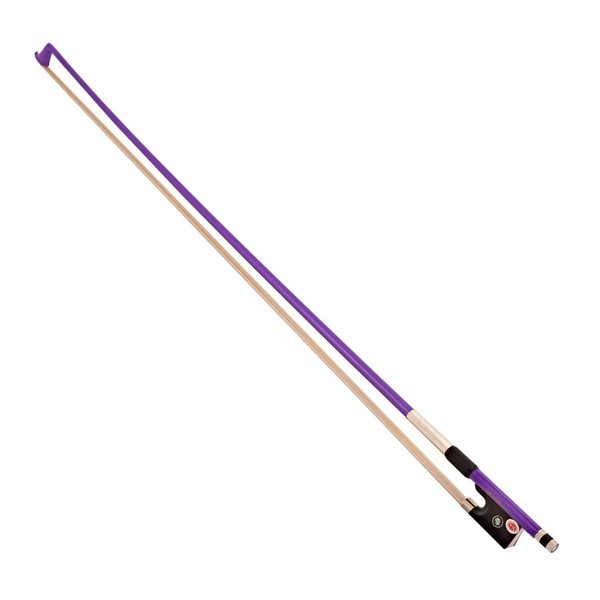 Primavera Rainbow Fantasia 1/4 Violin Bow, Purple