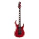 Dean Michael Batio MAB3 Flame Top, Trans Red Front View