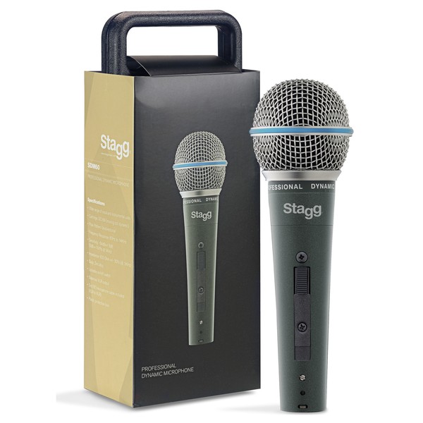 Stagg SDM60 Metal-Chassis Vocalist Premium Dynamic Mic