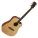 Eko TRI D CW EQ Electro Acoustic Guitar, Natural