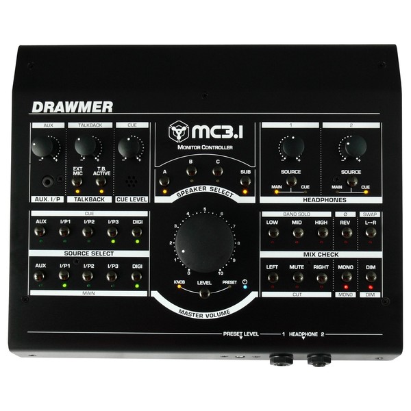 Drawmer MC3.1 Desktop Monitor Controller - Top