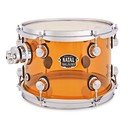Natal Arcadia Acrylic 10 x 7 Rack Tom, Transparent Orange