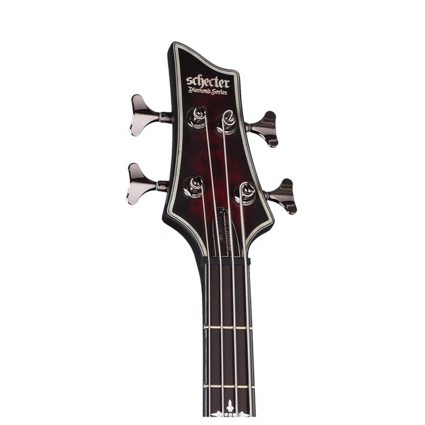 Hellraiser Extreme-4 Left Handed Bass, Crimson Red Burst 