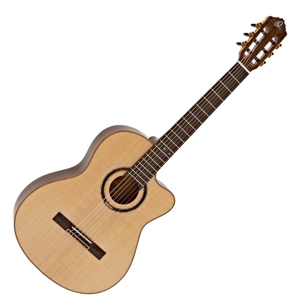 Ortega Private Room Limited Edition Cutaway Classical Guitar, Natural