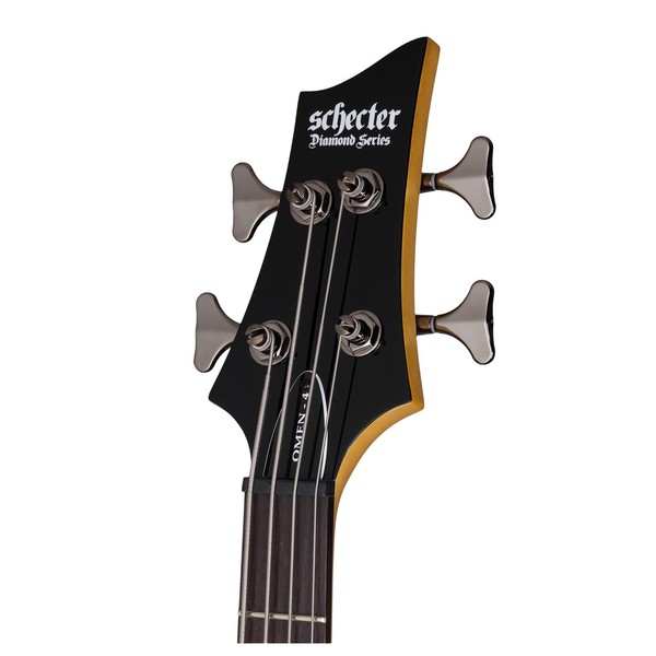 整備済み Schecter Diamond Series OMEN-4 BASS Schecter Omen-4 Bass Guitar, Black at Gear4music