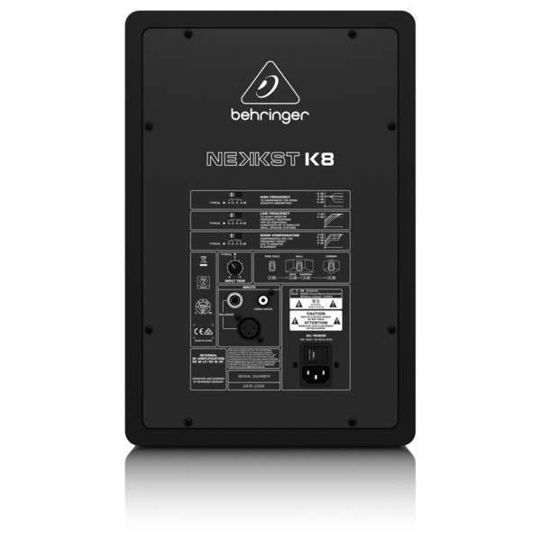 Behringer NEKKST K8 Active Monitor, Rear