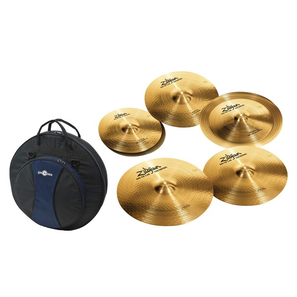 Zildjian Sound Lab 391 5pc Cymbal Super Set With Free Cymbal Bag