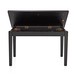 Duet Piano Stool with Storage by Gear4music, Matte Black