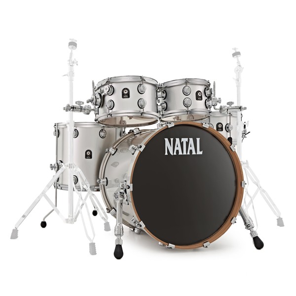 Natal Originals Birch 5pc Shell Pack, Aluminium Wrap