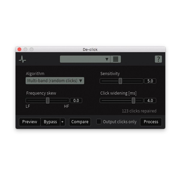 iZotope RX6 Elements Audio Repair Software - Declick