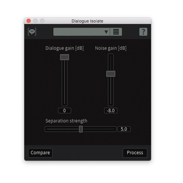 iZotope RX6 Advanced Audio Editor - Dialogue Isolate
