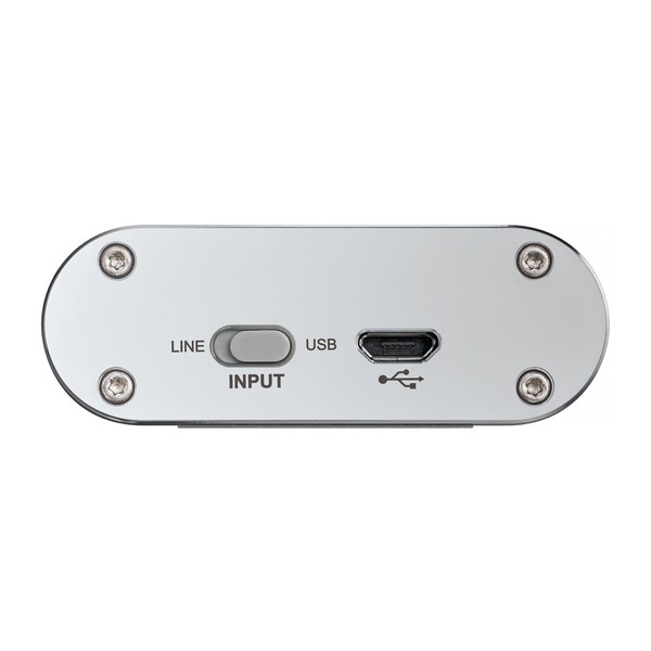 Shure SHA900 Portable Listening Headphone Amplifier, bottom USB