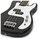 3/4 LA Bass Guitar by Gear4music, Black