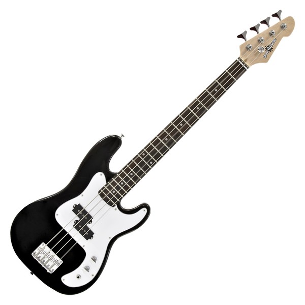 3/4 LA Bass Guitar by Gear4music, Black