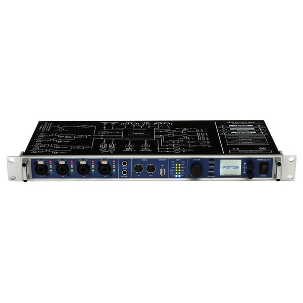 RME Fireface UFX USB/Firewire Audio Interface - Front Top