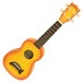 Kala Makala Dolphin Soprano Ukulele, Orange Burst