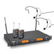 LD Systems Dual Wireless Microphone System with Belt Pack and Headset