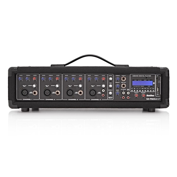 SubZero SZ-PMIX4-MP3 4 Channel Powered Mixer, Bluetooth & MP3 Player