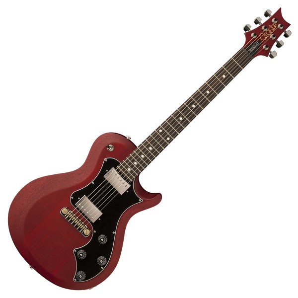 PRS S2 Singlecut Standard Satin Electric Guitar, Vintage Cherry (2017)