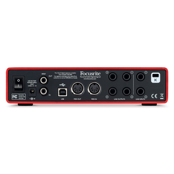 DTM・DAW Focusrite Scarlett 6i6 Focusrite Scarlett 6i6 - SKYLARK