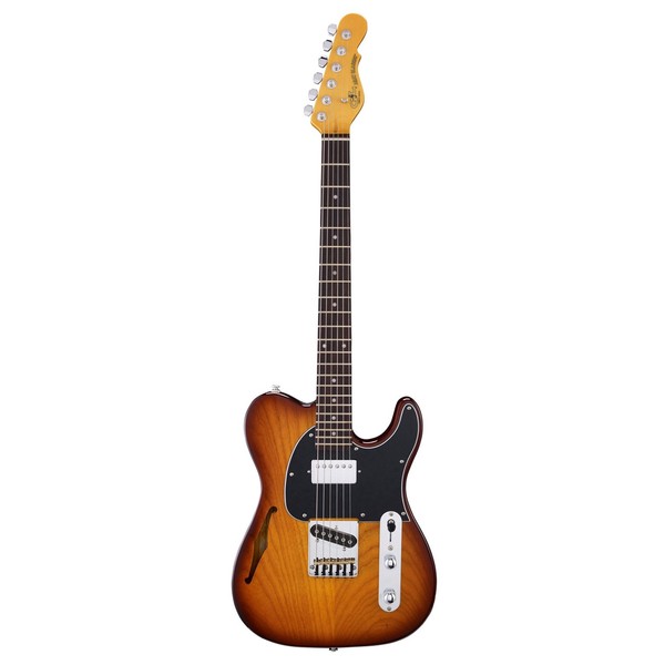G&L Tribute ASAT Classic Bluesboy Semi-Hollow, Tobacco Sunburst at