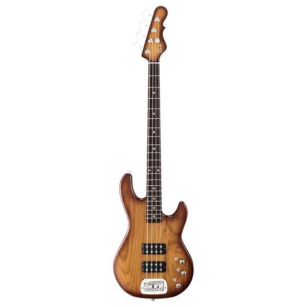 G&L Tribute L-2000 Electric Bass, Tobacco Sunburst Front View