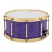 SJC Drums Signed ADTR Bad Vibes Tour 14x7 Snare Purple Stain Brass HW