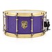 SJC Drums Signed ADTR Bad Vibes Tour 14x7 Snare Purple Stain Brass HW