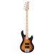 G&L Tribute M-2000 Electric Bass, 3-Tone Sunburst Front View