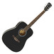 Dreadnought Thinline Electro Acoustic Guitar by Gear4music, Black