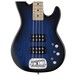 G&L Tribute L-2000 Electric Bass, Blueburst Body View