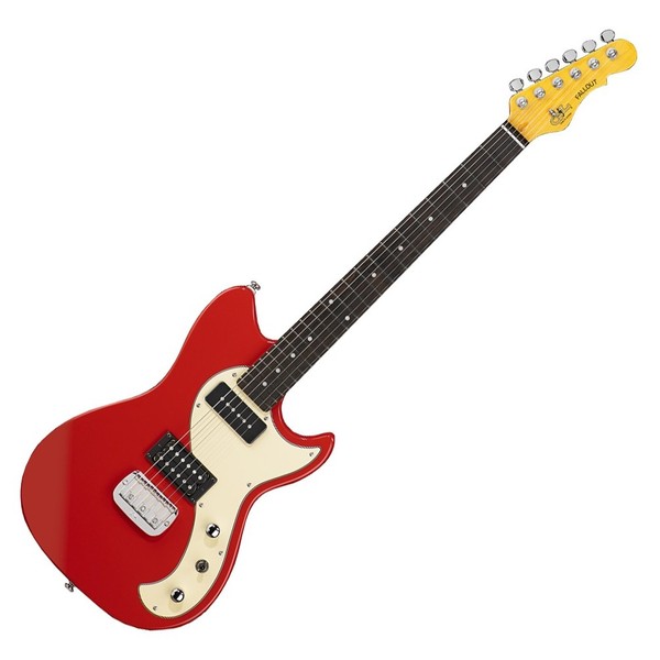 G&L Tribute Series Fallout Electric Guitar, Fullerton Red, RW