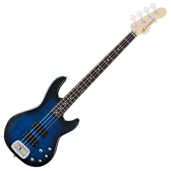 G&L Tribute M-2000 Electric Bass, Blueburst Full Guitar