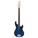 G&L Tribute M-2000 Electric Bass, Blueburst Front View