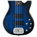 G&L Tribute M-2000 Electric Bass, Blueburst Body View