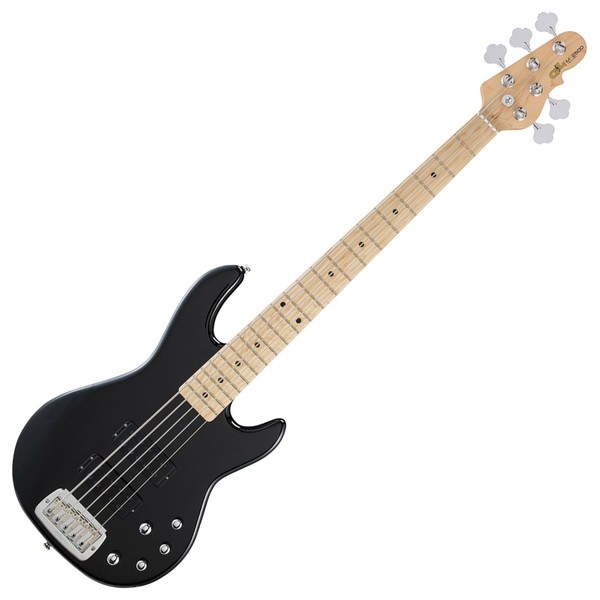 G&L Tribute M-2500 Electric Bass, Gloss Black Full Guitar