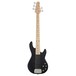 G&L Tribute M-2500 Electric Bass, Gloss Black Front View