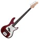 G&L SB-2 Electric Bass, Bordeaux Red Full Guitar