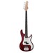 G&L SB-2 Electric Bass, Bordeaux Red Front View