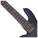 Stiletto Stealth-5 Left Handed Bass Guitar, Satin Black