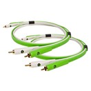 Neo Oyaide d+ RCA Class B DUO Set, 1 Metre, Green