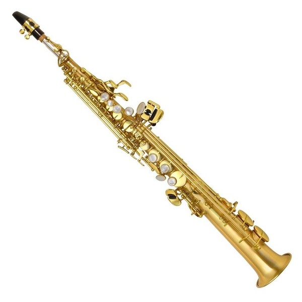 P Mauriat Le Bravo 200 Soprano Saxophone, Gold Lacquer