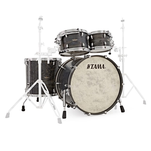 Tama Star Walnut 22'' 4pc Shell Pack, Satin Charcoal Sen