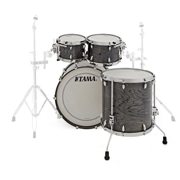 Tama Star Walnut 22'' 4pc Shell Pack, Satin Charcoal Sen