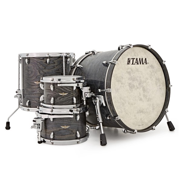 Tama Star Walnut 22'' 4pc Shell Pack, Satin Charcoal Sen