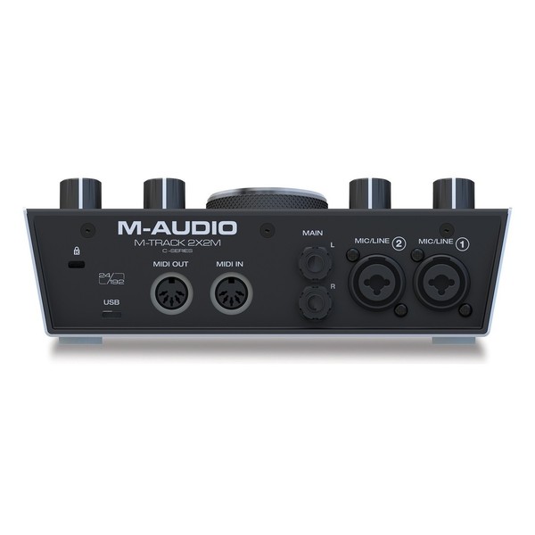 M-Audio M-Track 2x2M Audio Interface - Rear